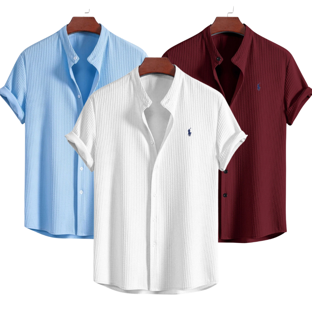 Chemise à col Polo Luxee