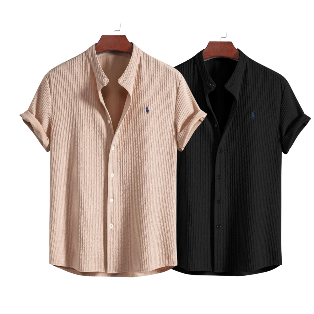 Chemise à col Polo Luxee